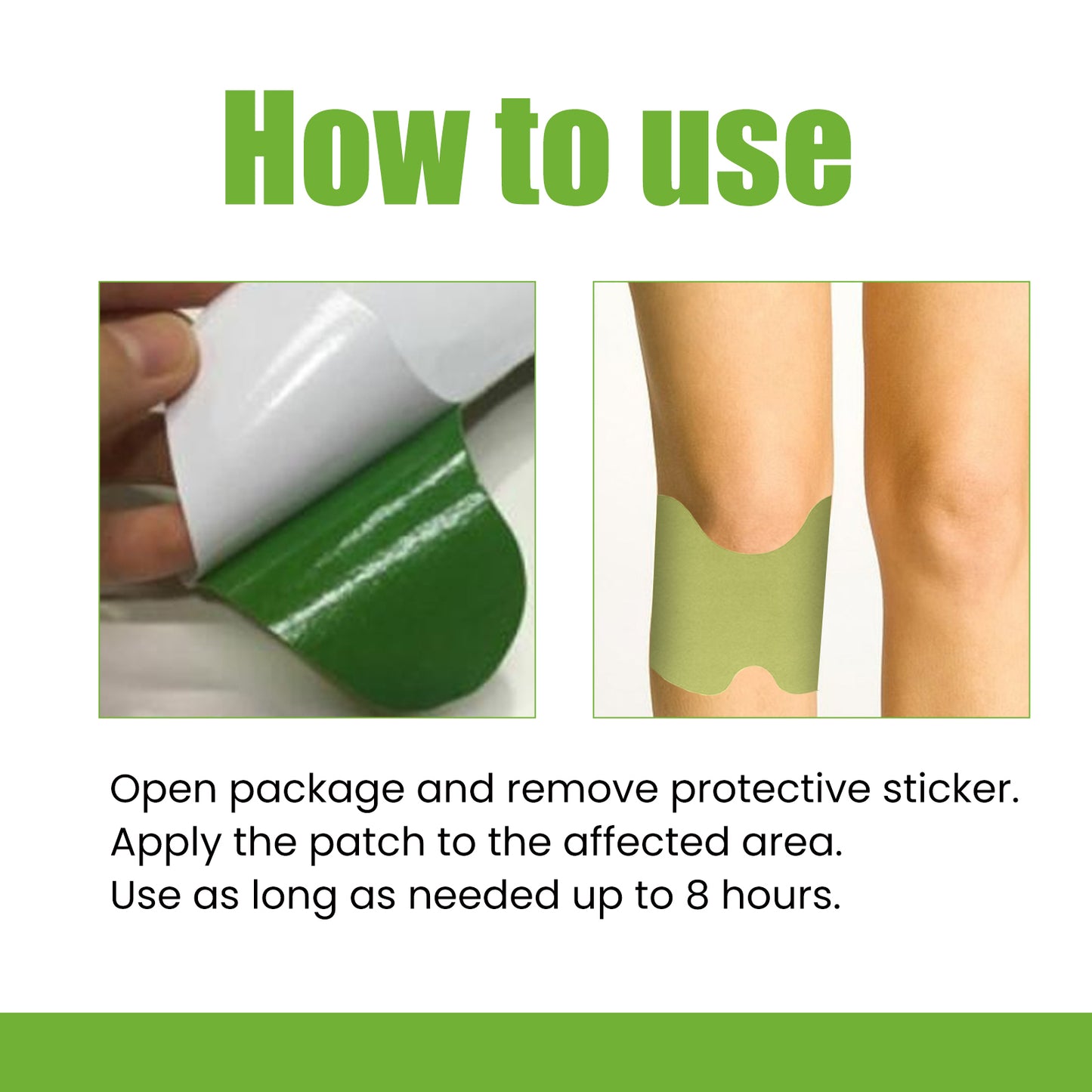 EELHOE Pain Relief Patch | Fast Relief for Back, Neck, Knee & Joint Discomfort