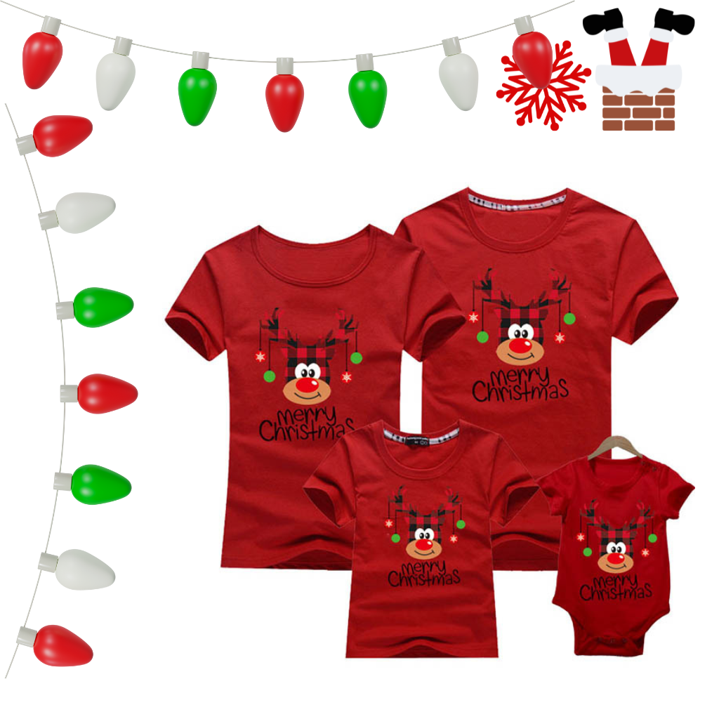 Camiseta Navideña Infantil - Look Familiar Navidad | XpressFamilyGo
