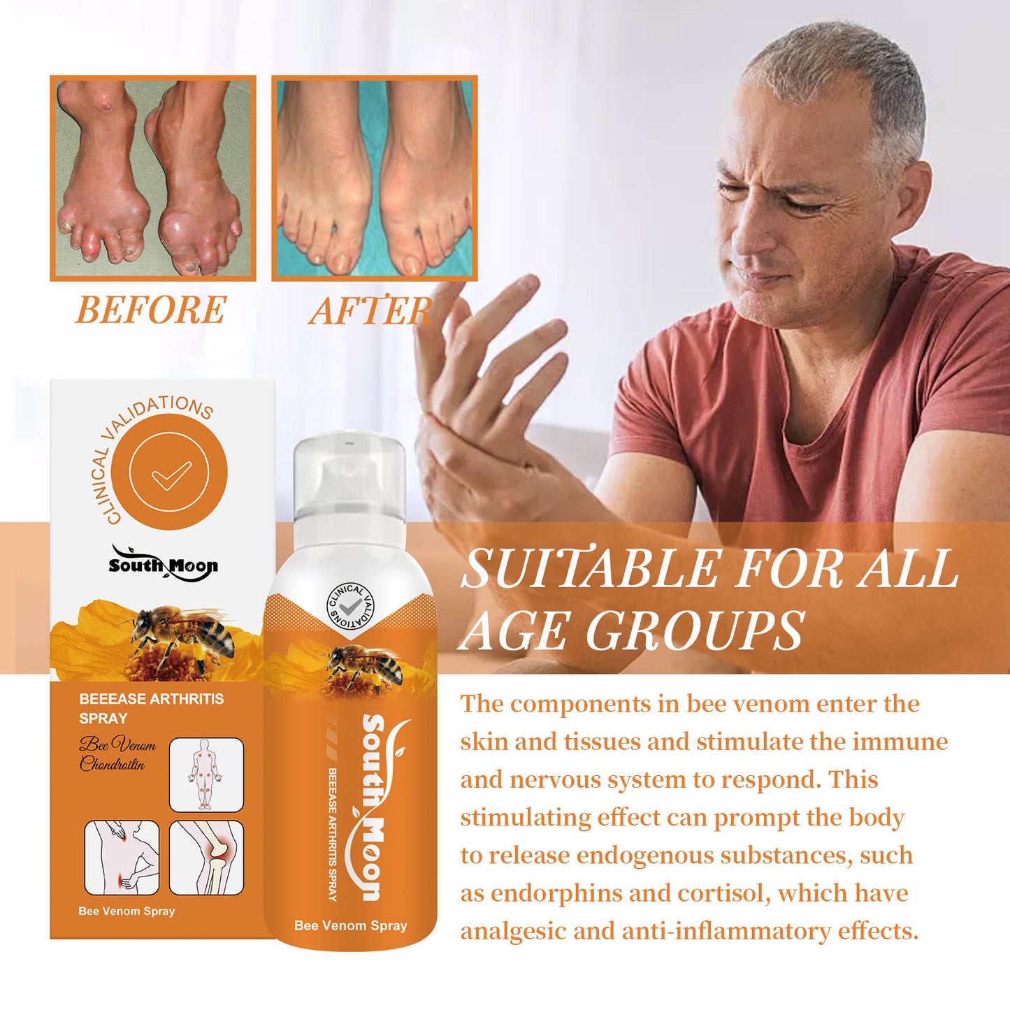Beease Arthritis Relief Spray – Joint, Neck & Back Pain Care