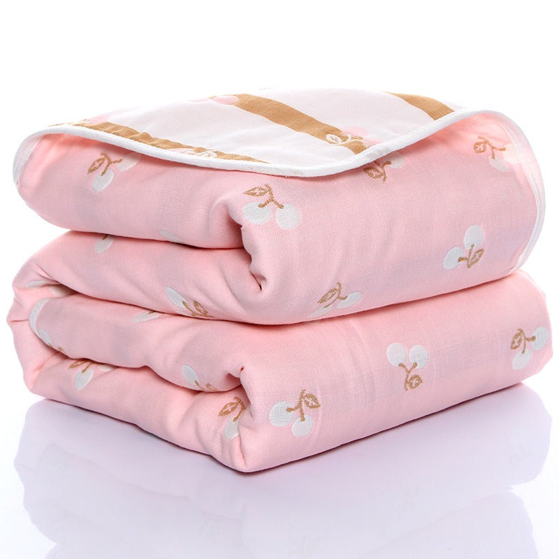 6‑Layer Baby Gauze Blanket – Soft Muslin Bath Towel & Multi‑Use Swaddle | 110×110 & 120×150 cm