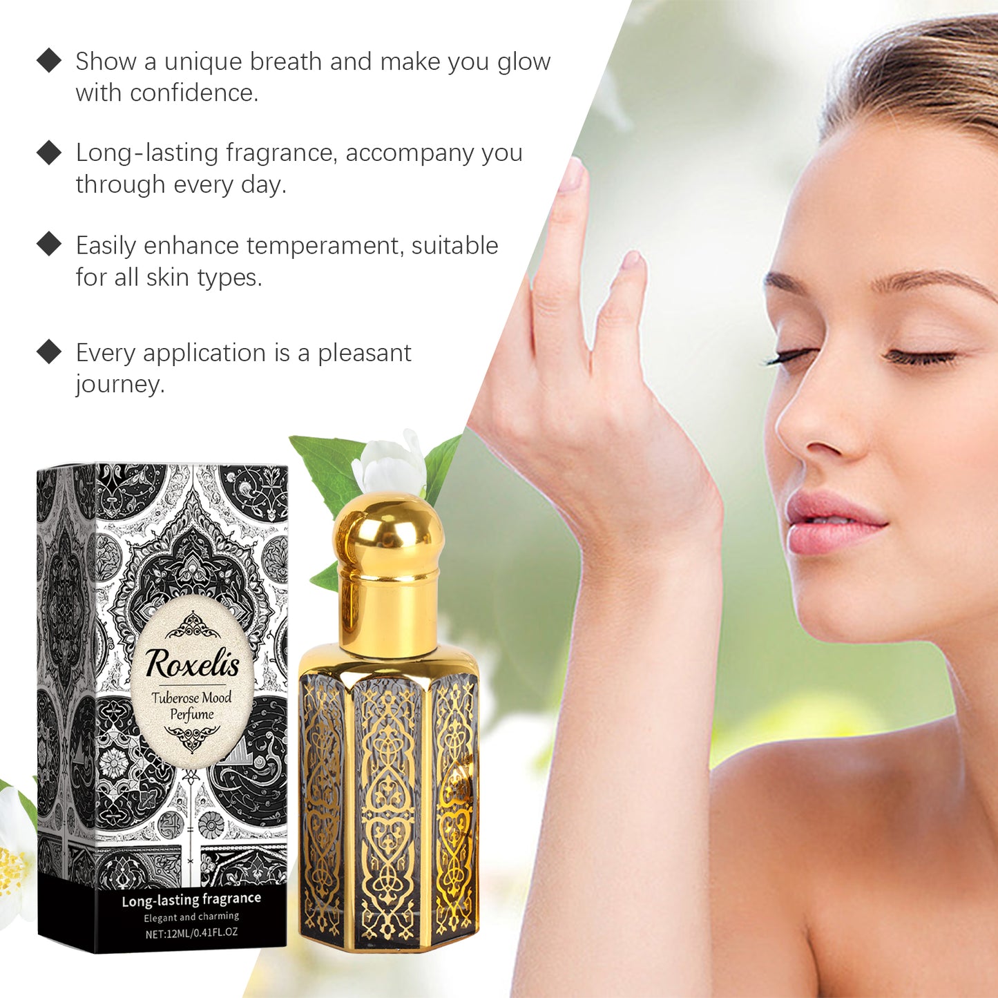 Roxelis Evening Arabic Perfume - Fresh Elegant Long-Lasting Scent