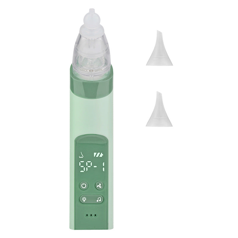 Electric Baby Nasal Aspirator – 3 Suction Levels with Music & Lights | Rechargeable Nose Cleaner