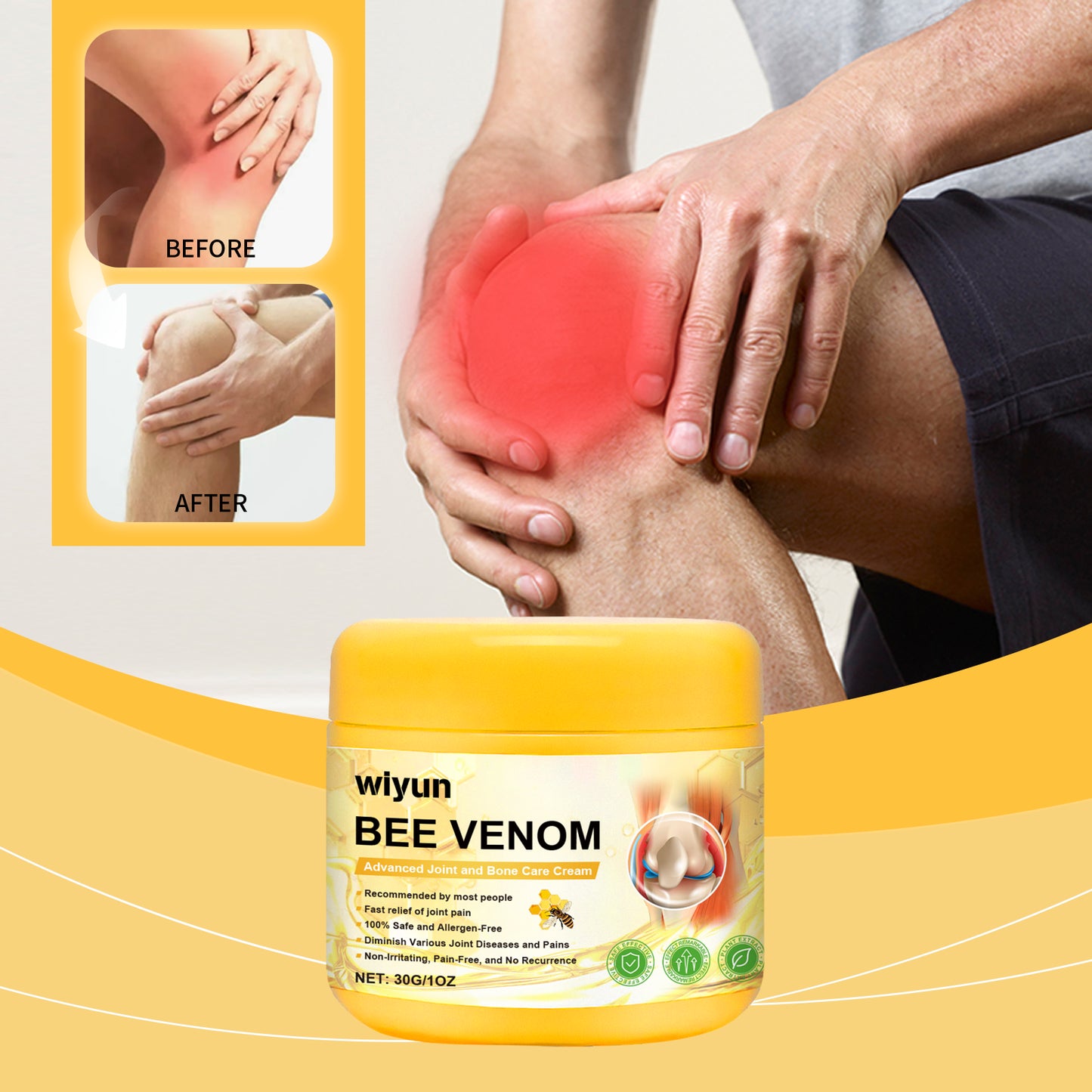 Wiyun Joint Repair Cream | Daily Wrist & Knee Massage Relief