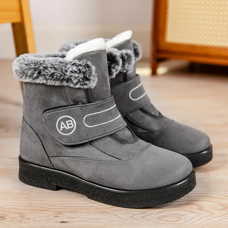 Women’s Winter Snow Boots – Warm Plush Lining & Anti‑Slip Sole