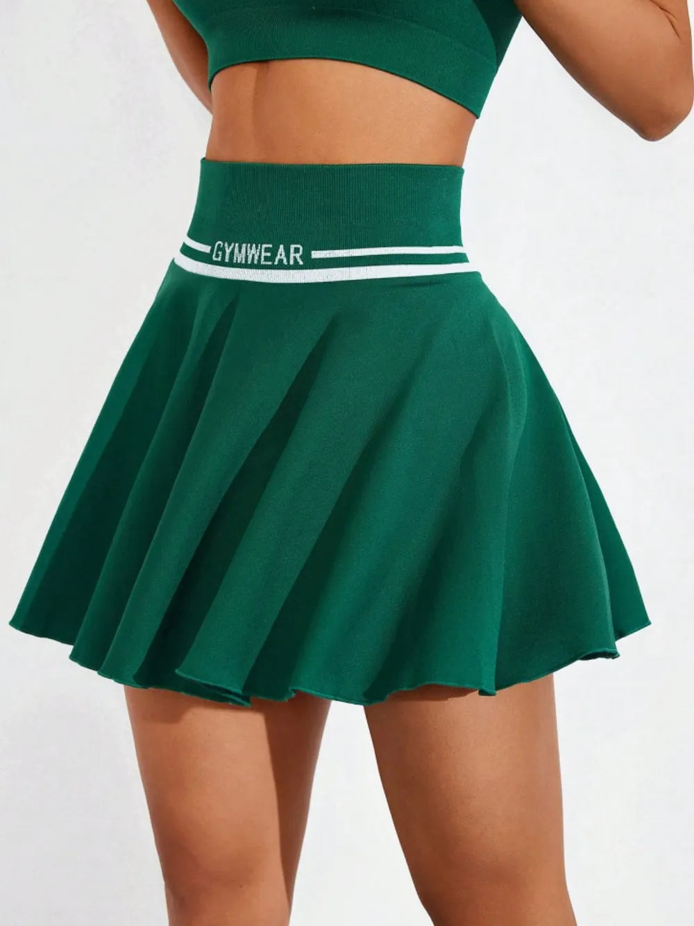 High Waist Active Skirt - Ruched Mini Tennis Skirt for Gym & Yoga | Stretchy