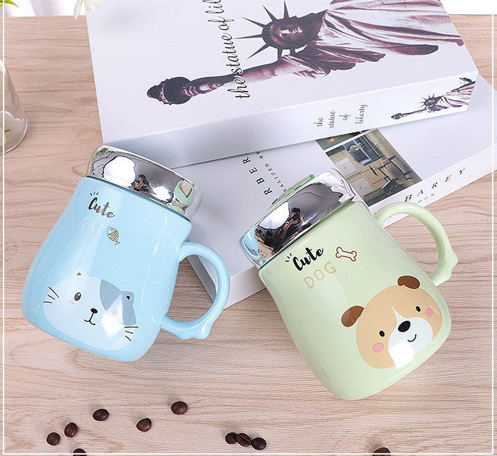 Cute Ceramic Mug – Creative Coffee Cup Gift | Animal Design