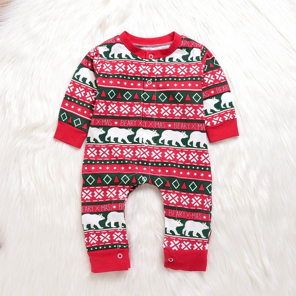Christmas Santa Baby Romper – cozy winter outfit