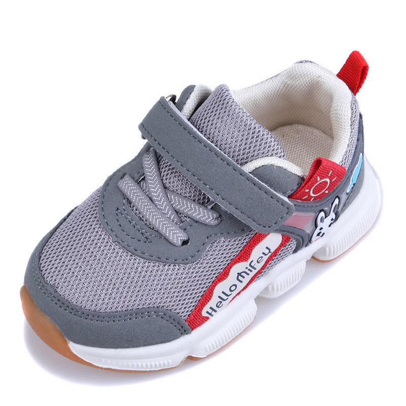 Kids Mesh Sneakers - Breathable Soft Sole Shoes for Boys and Girls