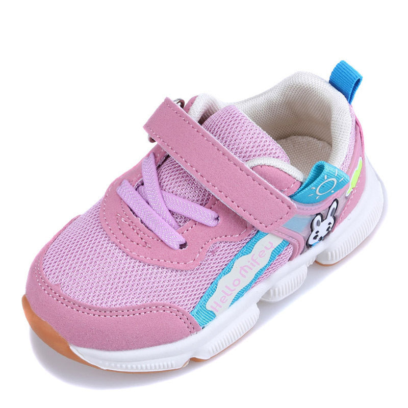 Kids Mesh Sneakers - Breathable Soft Sole Shoes for Boys and Girls
