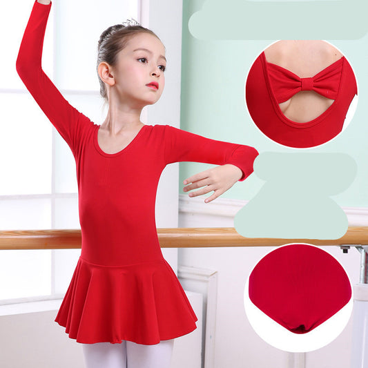 Girls Ballet Dance Dress - Tutu Practice Outfit | Kids Dancewear