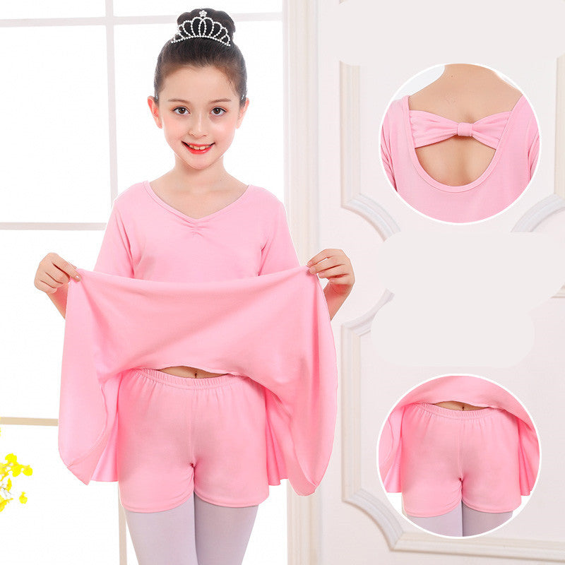 Girls Ballet Dance Dress - Tutu Practice Outfit | Kids Dancewear