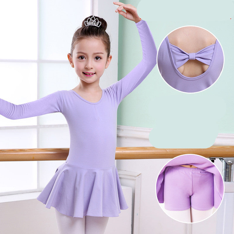Girls Ballet Dance Dress - Tutu Practice Outfit | Kids Dancewear