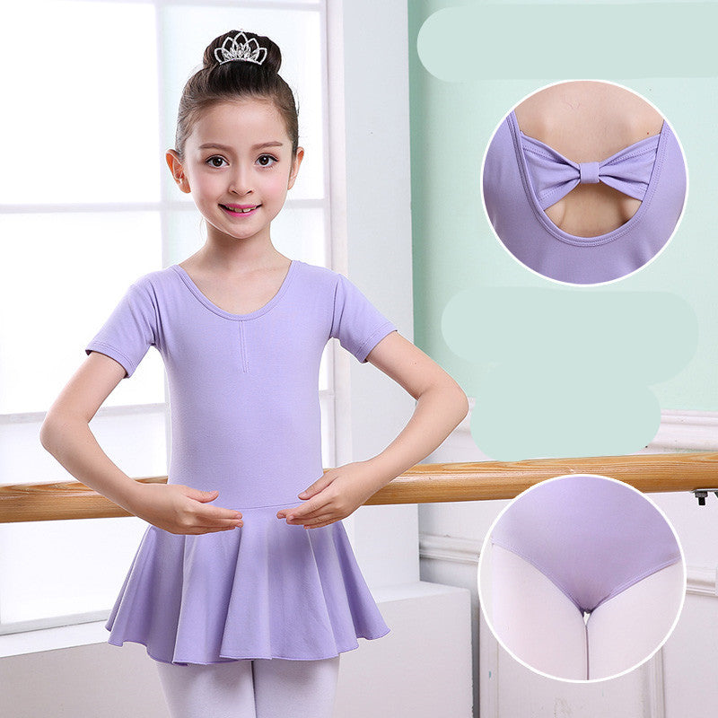Girls Ballet Dance Dress - Tutu Practice Outfit | Kids Dancewear