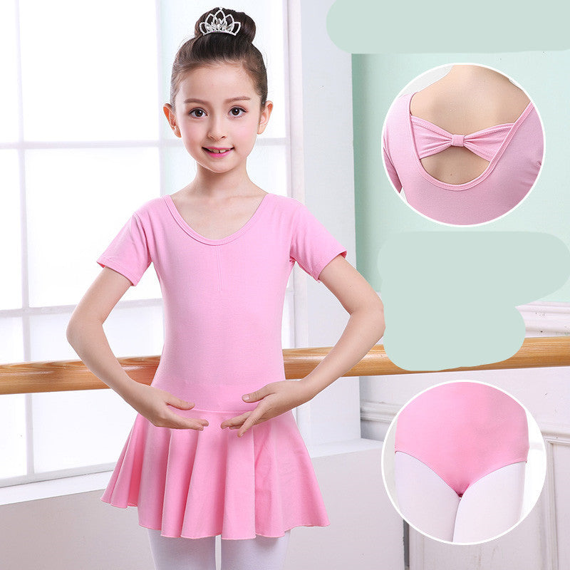 Girls Ballet Dance Dress - Tutu Practice Outfit | Kids Dancewear
