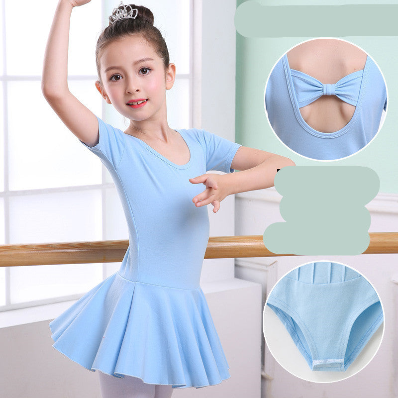 Girls Ballet Dance Dress - Tutu Practice Outfit | Kids Dancewear