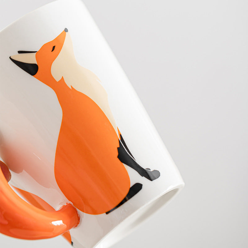 Ceramic Fox Mug – Creative Animal Coffee Cup | Cute Gift for All Occasions