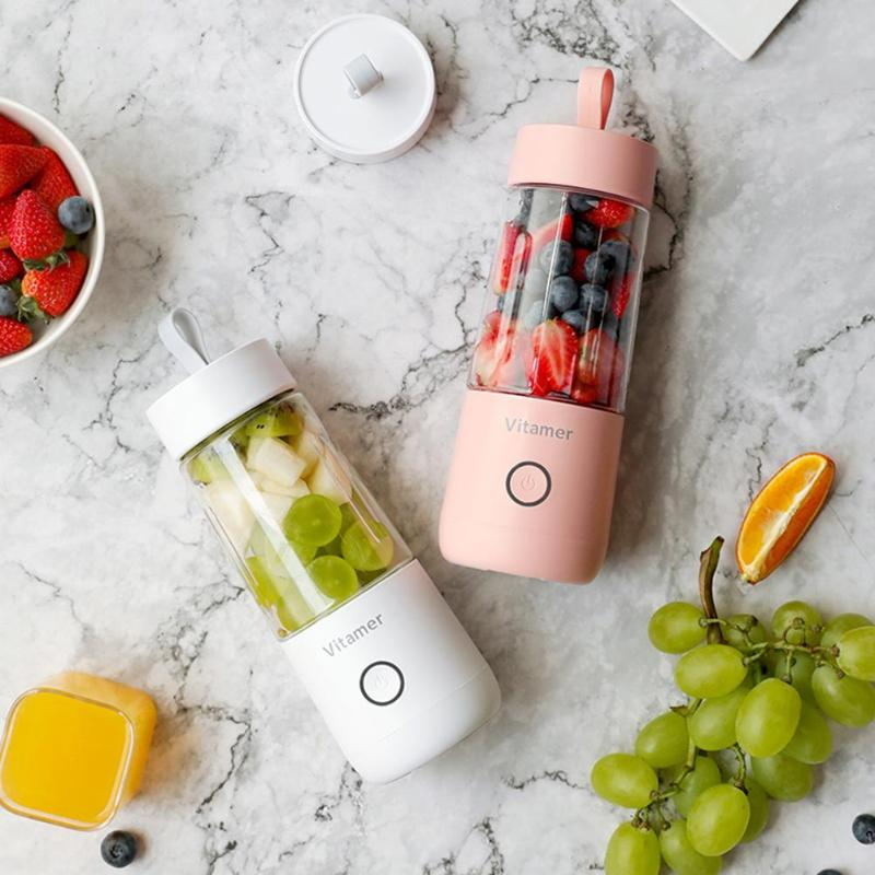 Portable Blender 350ml – USB Rechargeable Smoothie Maker | Kitchen Gadget