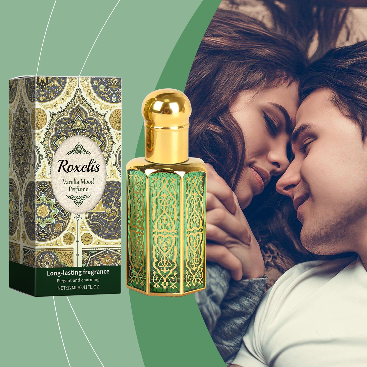 Roxelis Vanilla Arabic Perfume - Light Elegant Long-Lasting Scent