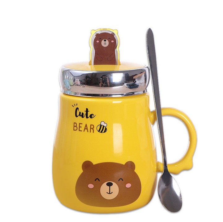 Cute Ceramic Mug – Creative Coffee Cup Gift | Animal Design