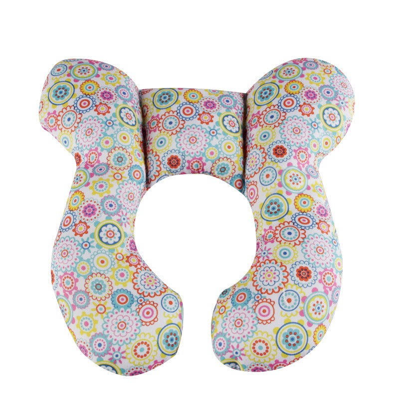 Baby Head Support U‑Shaped Pillow – Car Seat & Stroller Neck Protection | Infant Sleeping Cushion