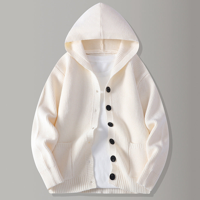 Men’s Autumn Winter Cardigan – Casual Knit Sweater Jacket
