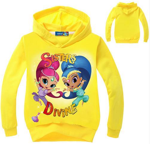 Kids Student Cotton Tops Sports Casual Tees Sweater Children Hoodie Long Sleeved T-Shirt Baby Girls T Shirt