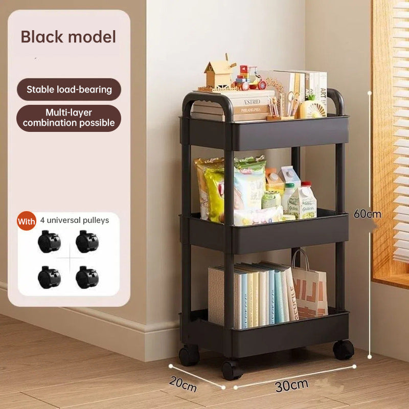 Rolling Storage Cart · Carrito de Almacenamiento Multifuncional con Ruedas