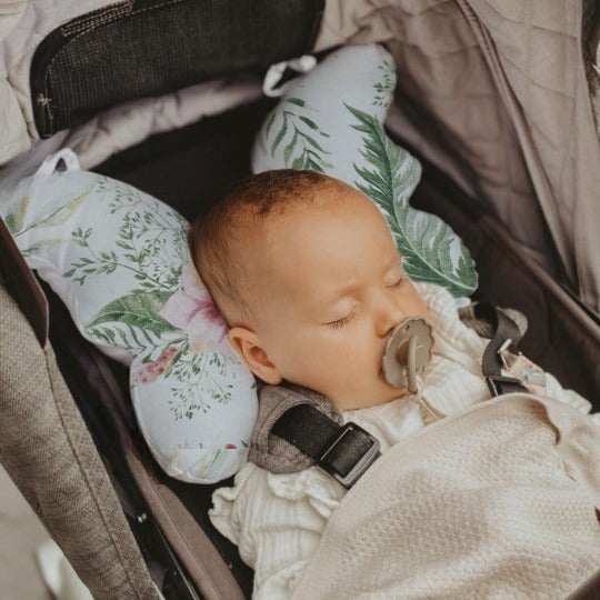 Baby Stroller Butterfly Neck Pillow – Shock-Absorbing Head Support for Newborns & Toddlers