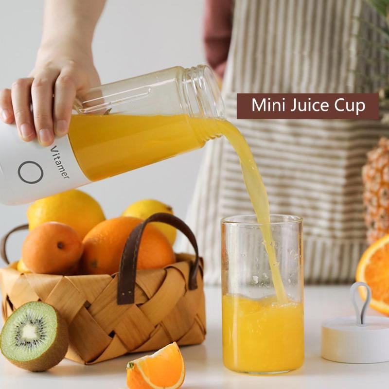 Portable Blender 350ml – USB Rechargeable Smoothie Maker | Kitchen Gadget