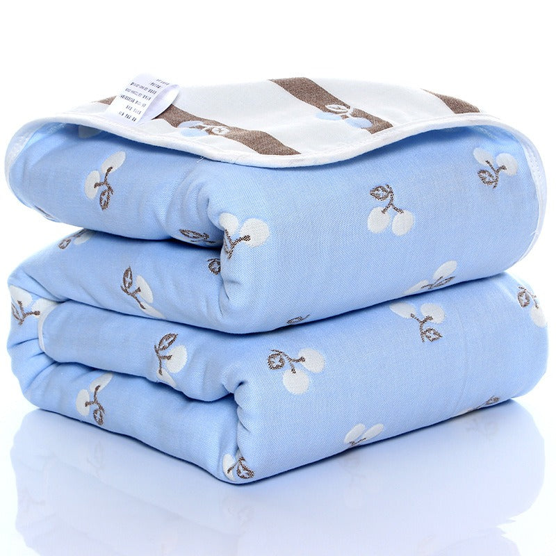 6‑Layer Baby Gauze Blanket – Soft Muslin Bath Towel & Multi‑Use Swaddle | 110×110 & 120×150 cm