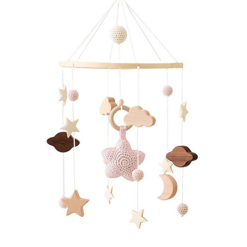Baby Crib Hanging Toy – Soft Musical Bedside Bell for Newborns