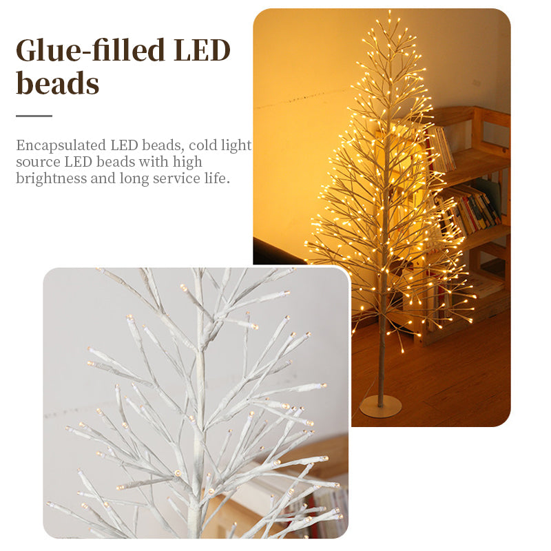 9ft Pre-Lit LED Christmas Tree - Artificial Tree with Warm White Lights