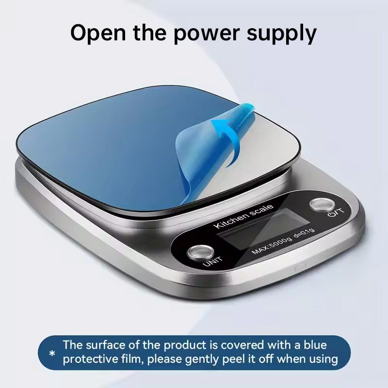 10kg/5kg/3kg Digital Kitchen Scale - High Precision for Baking, Cooking & Jewelry | LCD Display