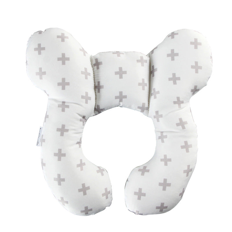Baby Head Support U‑Shaped Pillow – Car Seat & Stroller Neck Protection | Infant Sleeping Cushion