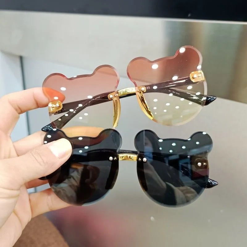 Kids UV400 Cute Frameless Sunglasses – Soft, Lightweight & Safe for Outdoor Play