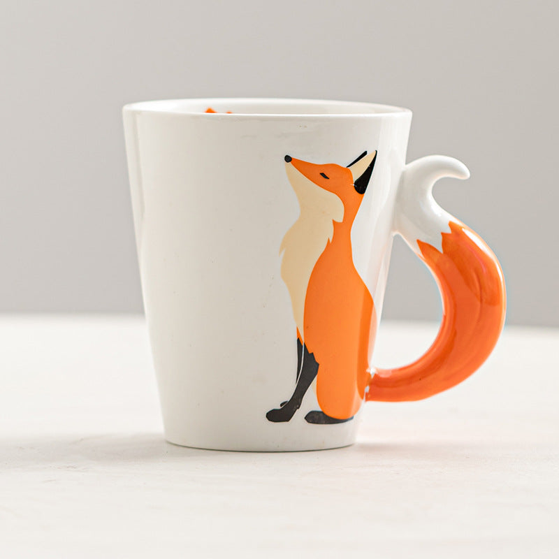 Ceramic Fox Mug – Creative Animal Coffee Cup | Cute Gift for All Occasions
