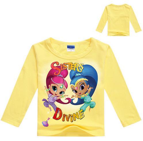 Kids Student Cotton Tops Sports Casual Tees Sweater Children Hoodie Long Sleeved T-Shirt Baby Girls T Shirt