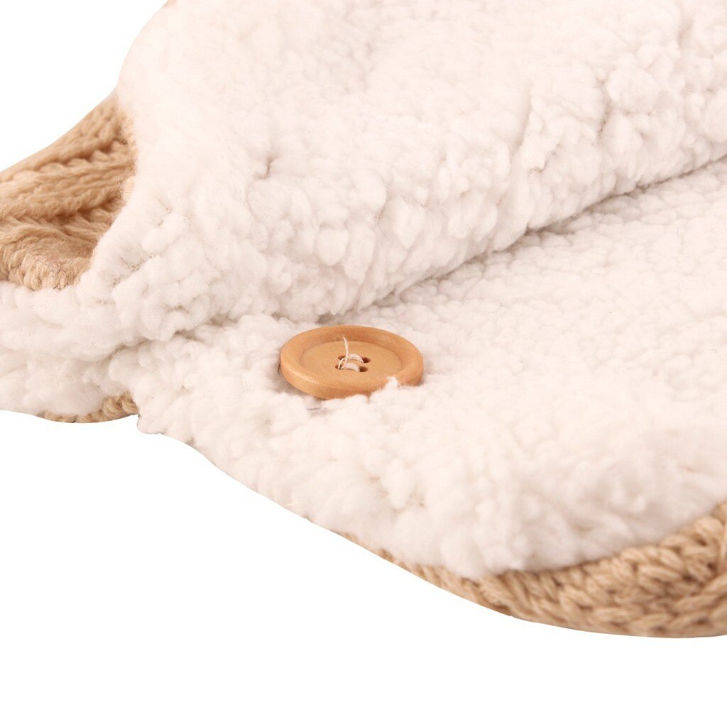 Baby Winter Swaddle Sleeping Bag with Stroller Gloves – Soft Fleece Wrap for Newborns