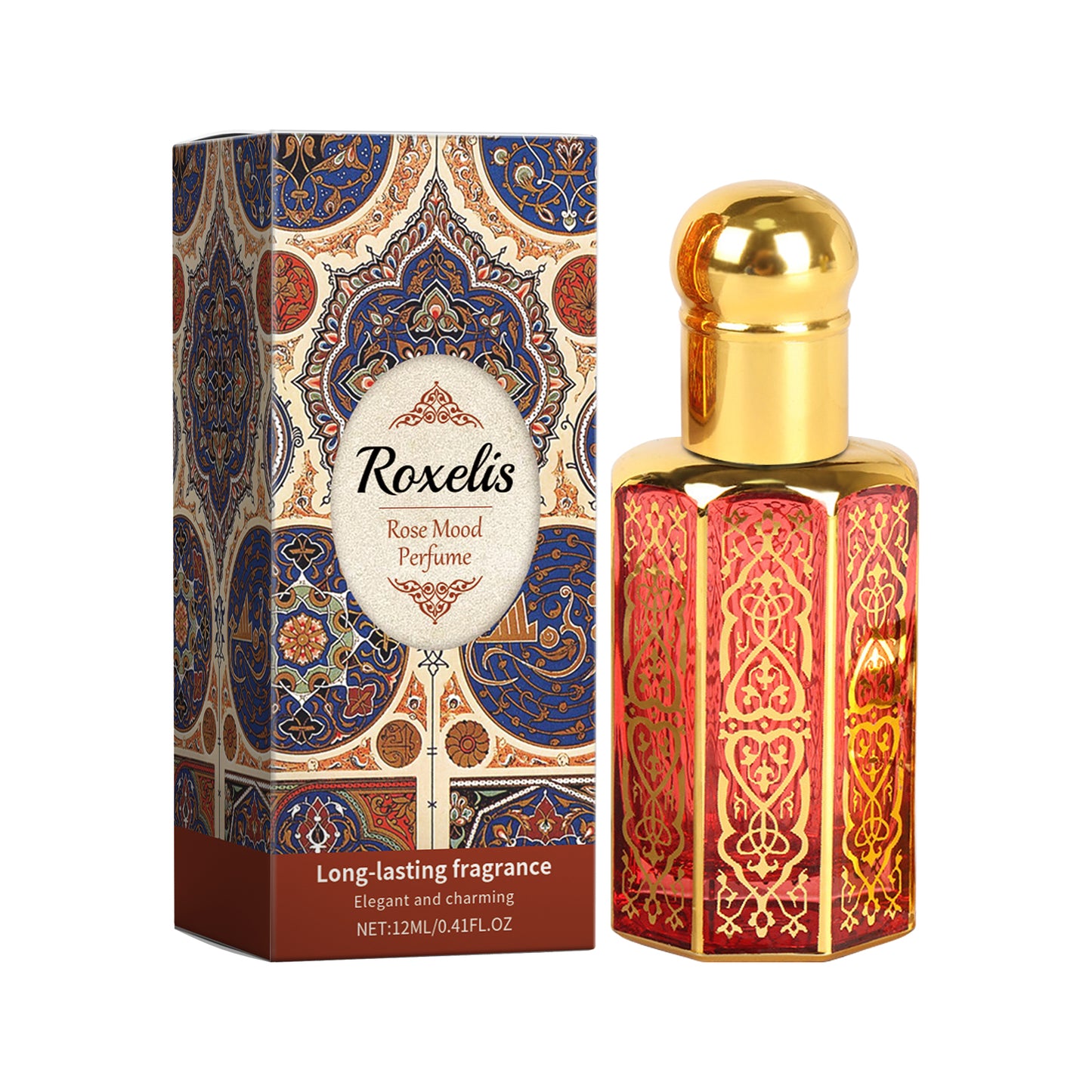 Roxelis Arabic Perfume - Elegant Rose Fragrance Long-Lasting