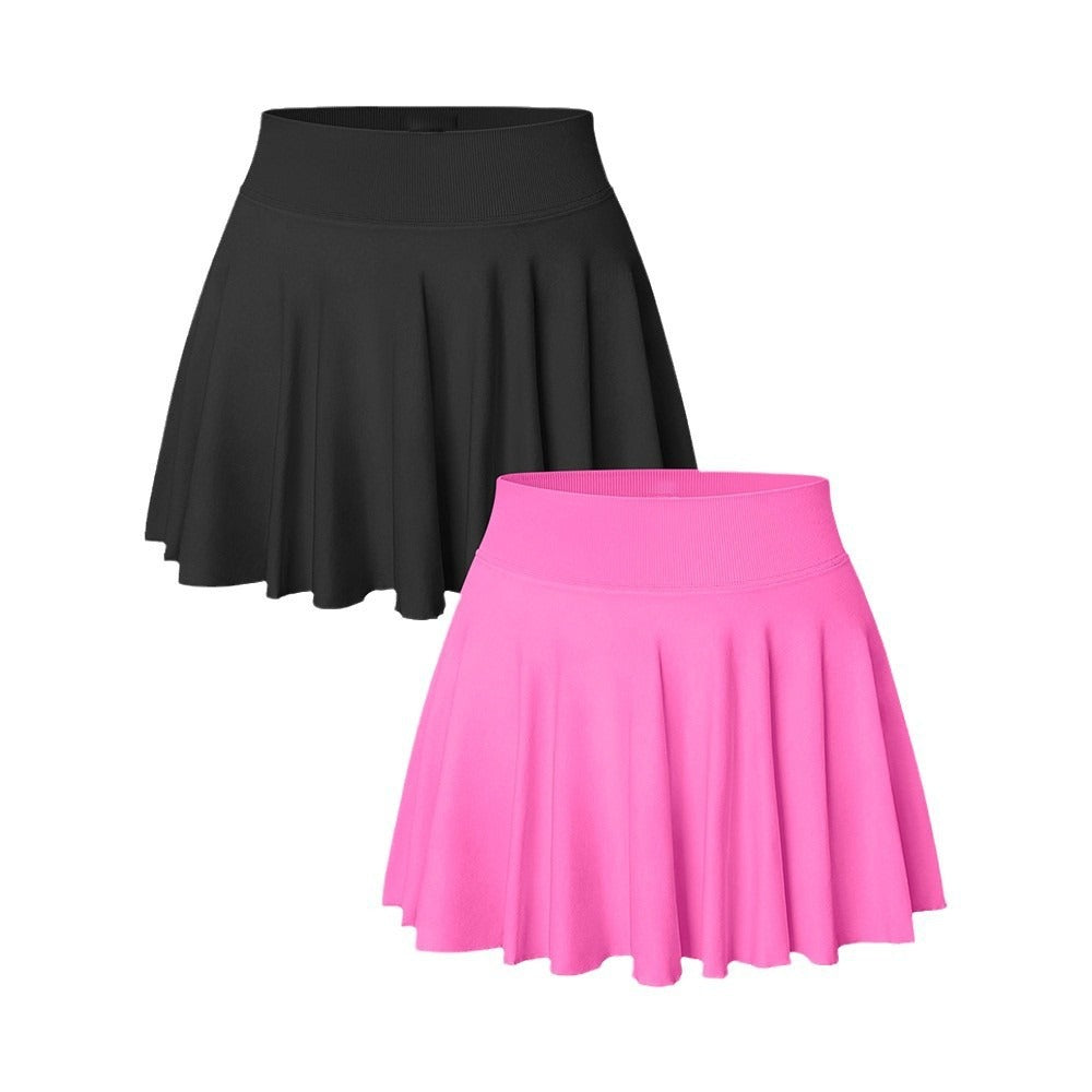 Women's Tennis Skirt with Pockets - Quick Dry Athletic Yoga Skort