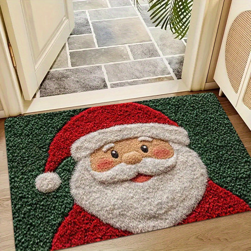 Christmas Welcome Mat - Gingerbread Reindeer Non-Slip Doormat