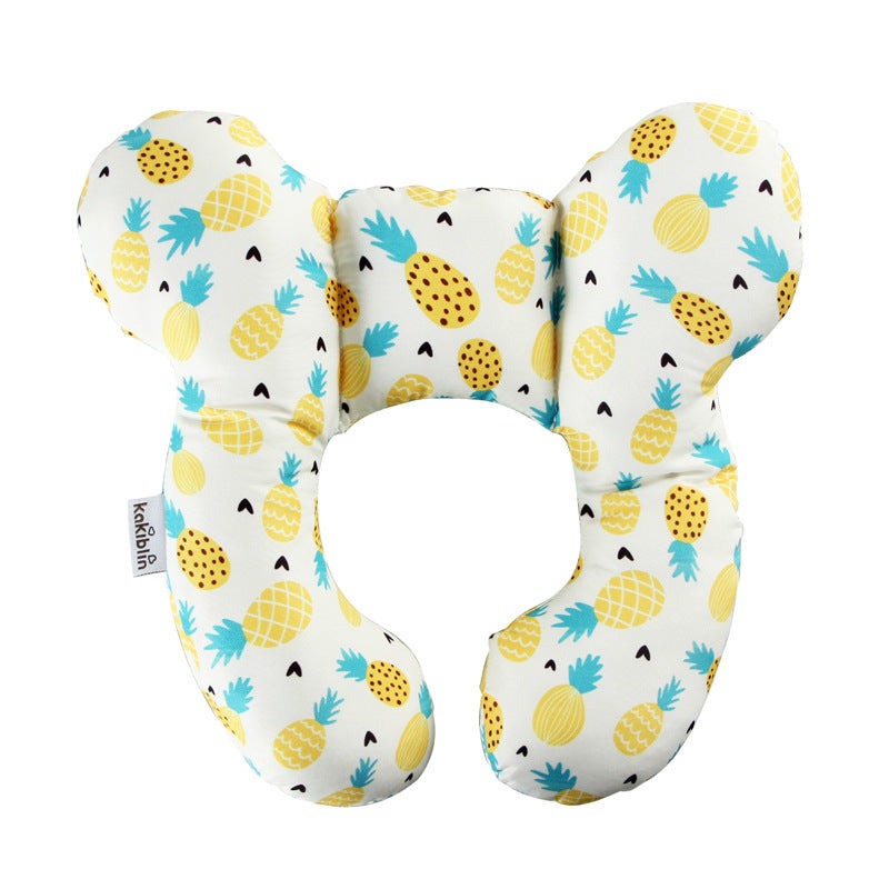 Baby Head Support U‑Shaped Pillow – Car Seat & Stroller Neck Protection | Infant Sleeping Cushion