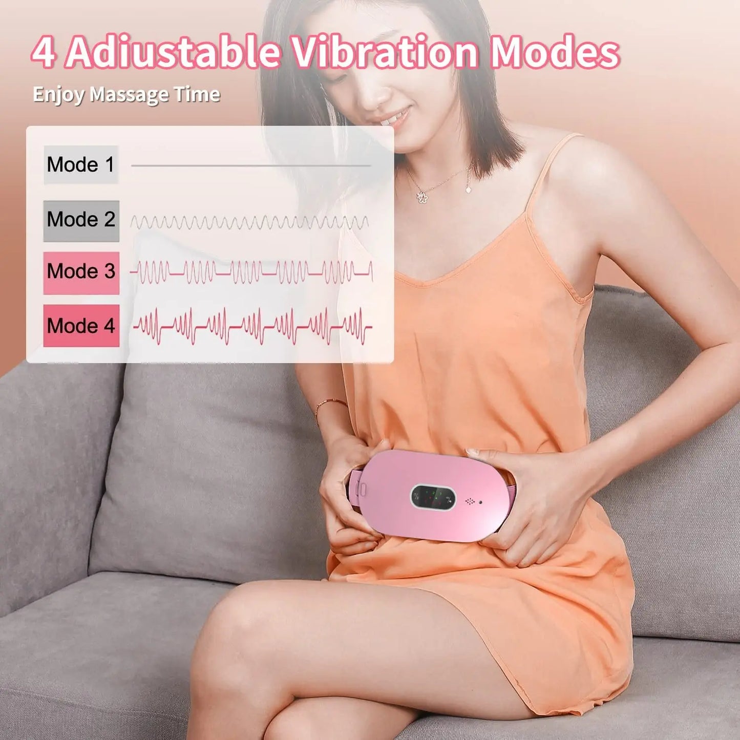 Menstrual Heating Pad - Electric Massage Belt Period Pain Relief