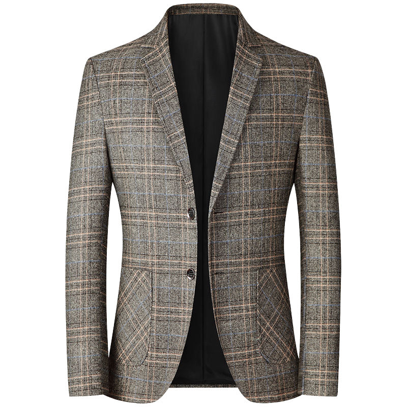 Men’s Non‑Iron Casual Jacket – Lightweight Middle‑Aged Style (M–3XL)