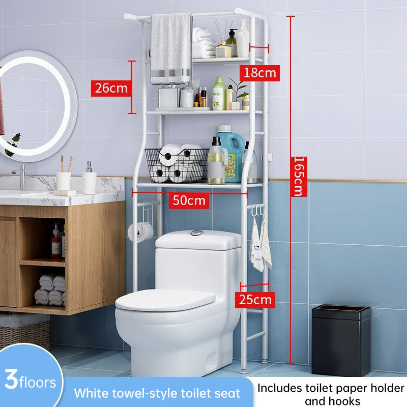 Over‑Toilet Storage Cabinet – Space‑Saving Bathroom Organizer with Shelves