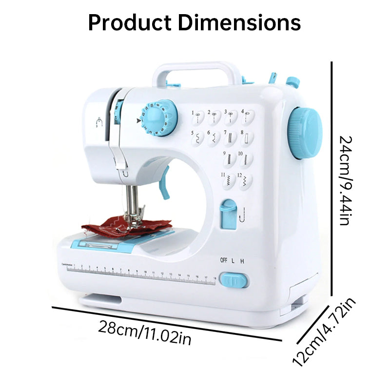 Portable Electric Sewing Machine - Adjustable Speed & Backstitch | Beginner