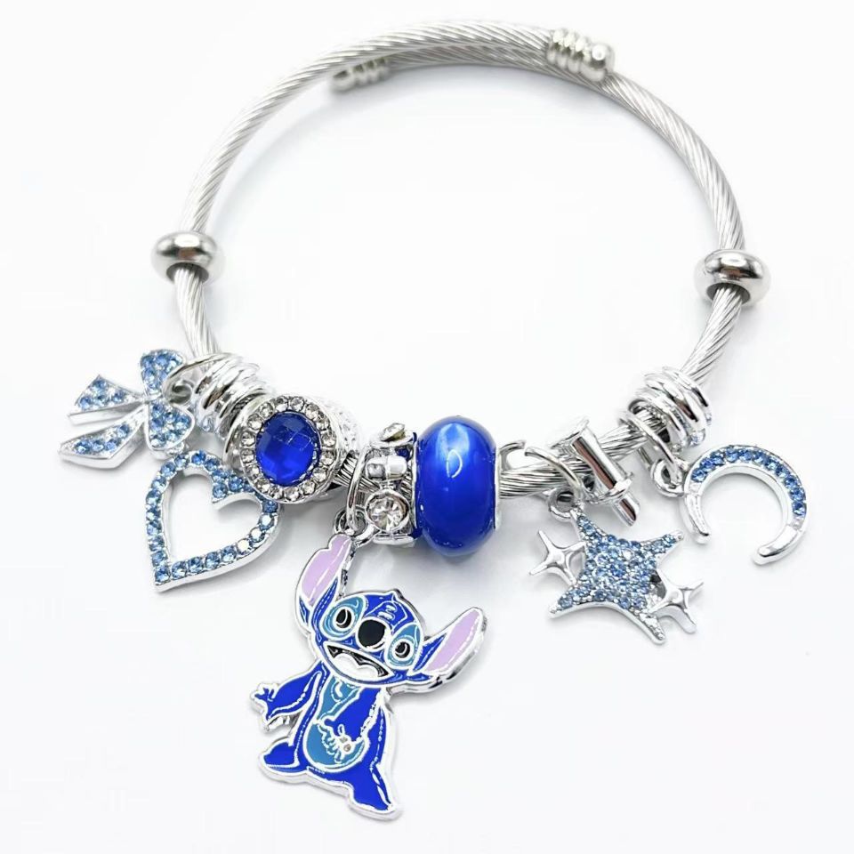 Stitch Character Bracelet - Disney Lilo & Stitch Jewelry