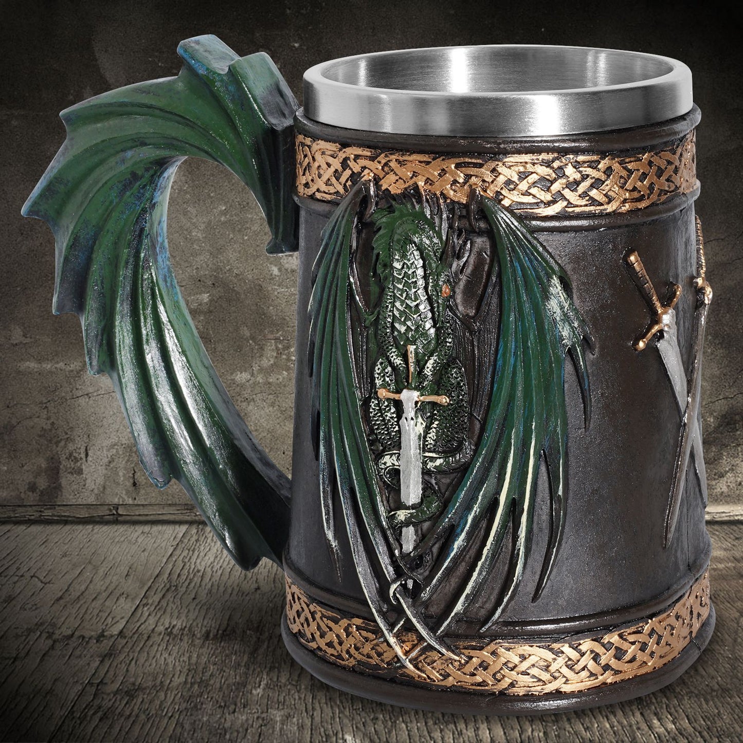 Creative Viking Beer Mug – Large Ceramic Medieval Cup | Unique Gift for Men