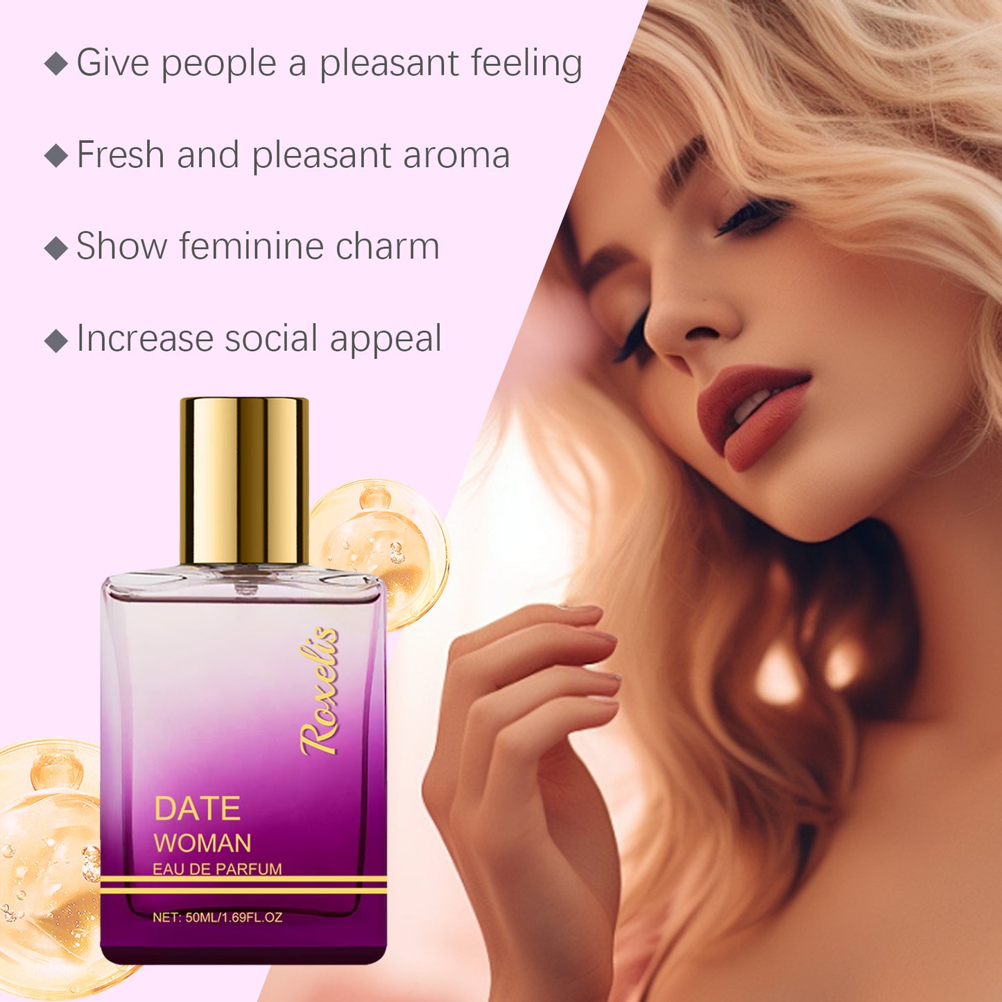 Roxelis Saffron Arabic Perfume - Herbal Charm Long-Lasting Scent