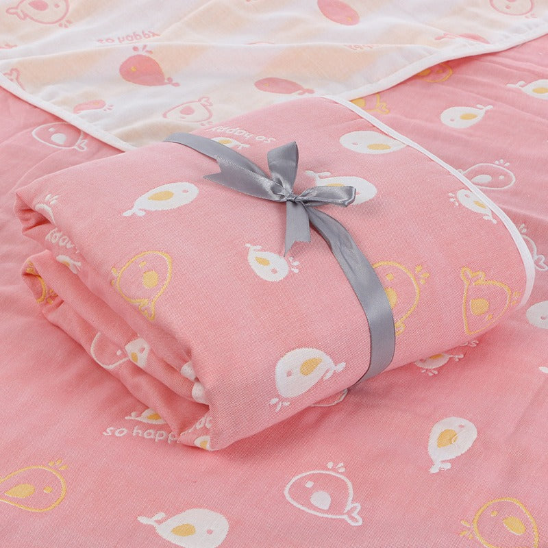 6‑Layer Baby Gauze Blanket – Soft Muslin Bath Towel & Multi‑Use Swaddle | 110×110 & 120×150 cm